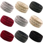 Fleece Headband Factory - OEM/ODM New Winter Lined Knitted Warm Ear Warmer Sports Headwear