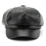 Women Berets Supplier - OEM/ODM Autumn Winter Leather Designer British Retro Fashion