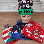 LED Glow Hat Supplier - OEM/ODM Christmas Party Decorations Knitted Light up Beanie Kids