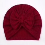 Baby Hat Factory - OEM/ODM Spring Autumn Solid Color Skin Friendly Soft Infant Cap with Bow