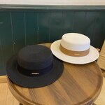 Leisure Art Sun Hat Factory - Spring Summer Thin Hollow Painter Hat Beret Straw for Men Women