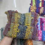 Ear Flap Knitted Hat Manufacturer - Wholesale Charming Sweet Color Block Design Handmade