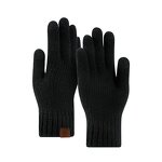 Fleece-Reinforced Gloves Factory - Twist Knitted Cold-Proof Touch Screen Warm Wool in Winter