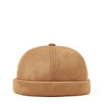 Docker Sailor Cap Supplier - Fashion Unisex Biker Cap Adjustable Casual Brimless Skull Gorro