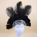 Bridal Fascinator Hat Manufacturer - Wholesale High Quality Luxury Feather Vintage Veil for Wedding