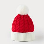 Christmas Knitted Hat Manufacturer - Wholesale Style Design Jacquard Knitting Splicing Color