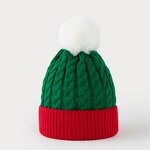 Christmas Knitted Hat Manufacturer - Wholesale Style Design Jacquard Knitting Splicing Color