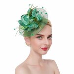 Formal Headdress Supplier - Light Luxury Euro-American Style Solid Color Horse Racing Church