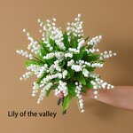 Simulation Bouquet Factory - OEM/ODM Nordic Fresh Wedding Lily of Valley Plastic