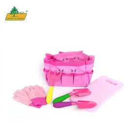 Gardening Tools Kit Factory - OEM/ODM Customized 5pcs with Tote Can Shovel Rake