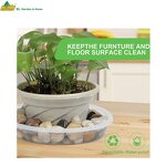 Plant Saucer Supplier - Decoration House Style Plastic Flower Por Saucer