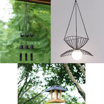 Iron Hanging Basket Chain Factory - 40cm with 3 Hooks Hydroponic Plant Grow Basin