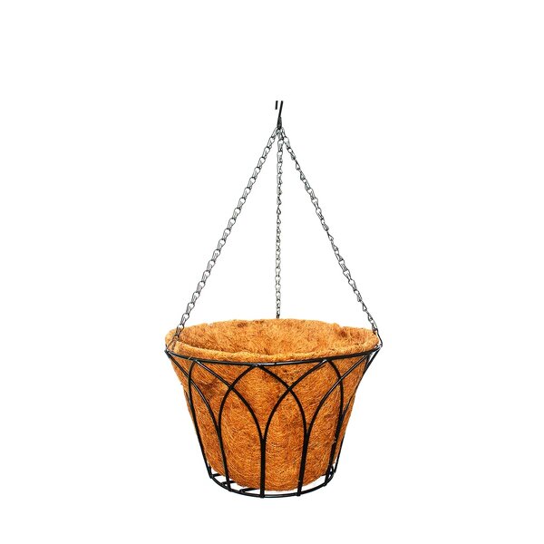 Outdoor Hanging Planter Supplier - New Version Heavy Duty Metal Basket with Liner