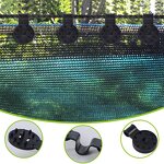 Sun Shade Net Clips Factory - Waterproof Greenhouse Plastic Film Clip Round
