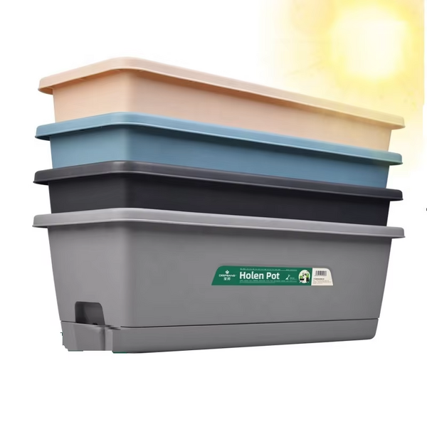 Plastic Planters Manufacturer - Modern Long Rectangle for Windowsill Balcony Railing