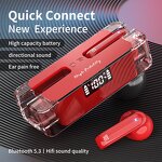 Waterproof TWS Earbuds Manufacturer - OEM GM30 Transparent Headphone for iPhone Android