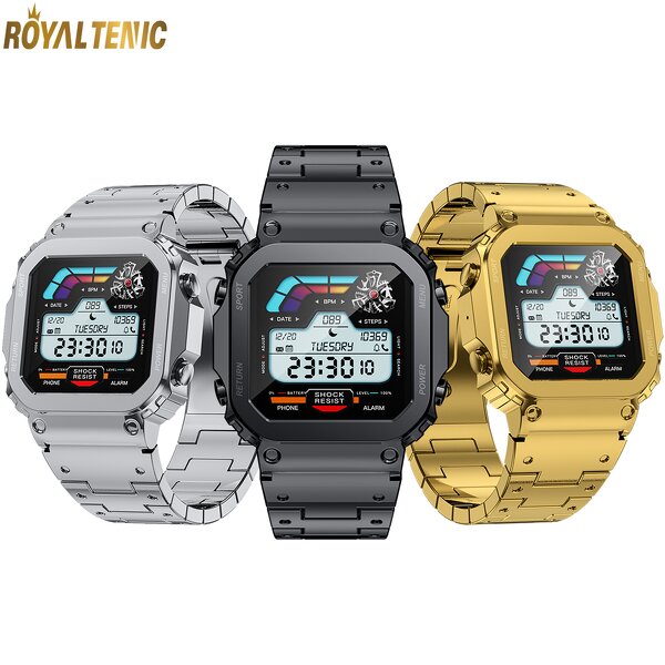 Smartwatch Factory - OEM AW39 Business Sports 2024 Stainless Steel Men Fashion