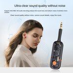 BT Adapter Factory - OEM 2 in 1 Receiver Transmitter 5.3 Flexible Built-in Mic