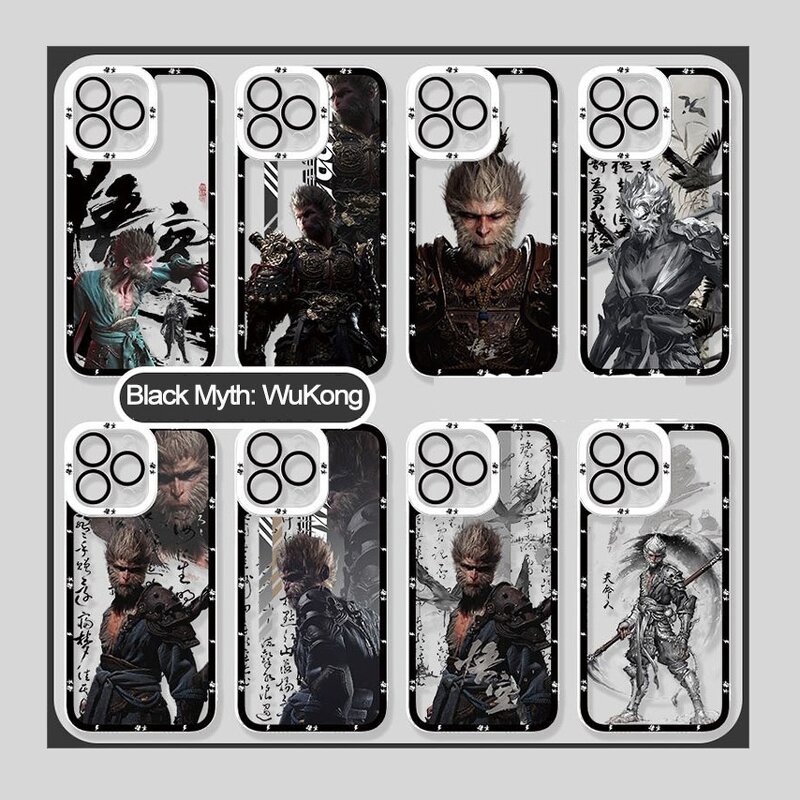 Phone Case Manufacturer - OEM Black Myth Wukong Transparent TPU Clear Cover
