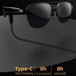 Smart Glasses Manufacturer - OEM HD Call Music UV BT TWS Air Conduction