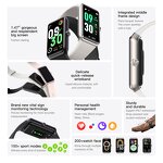 Smart Bracelet Manufacturer - OEM C82 1.47'' Big HD Fitness Tracker Heart Rate