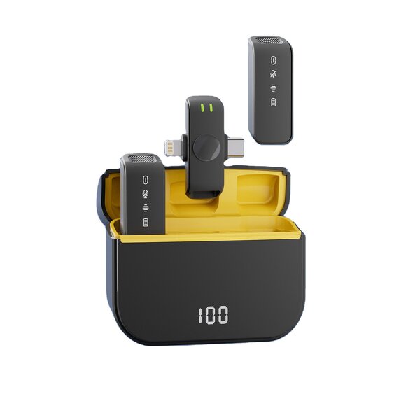 Wireless Microphone Factory - OEM Noise Cancelling Long Distance Recording 2.4ghz