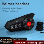Helmet Headset Manufacturer - OEM RGB Light IPX6 Waterproof BT 5.0 Noise Cancelling