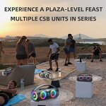 Outdoor Speaker Factory - OEM F29 120W IPX7 Waterproof BT 5.3 TWS DSP Dual 60W