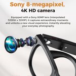 Smart Camera Glasses Factory - OEM AI with 3600mAh Case Reverse Charging
