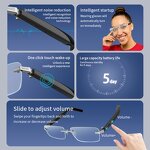 Smart Eye Glasses Factory - OEM Fashion AI Music TWS Touch Bone Conduction