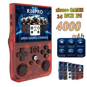 Handheld Game Player Supplier - OEM 2025 R36 Pro 3.5inch IPS 64GB 18000+ Games