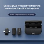 Wireless Microphone Factory - OEM Noise Cancelling Long Distance Recording 2.4ghz