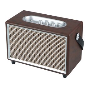 Portable Speaker Manufacturer - OEM M8 Retro Outdoor Wooden USB BT 5.0 Super Bass