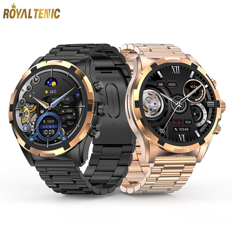 Smartwatch Supplier - OEM HK98 Business AMOLED Sports Luxury 390mAh Big Battery