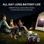 Outdoor Speaker Factory - OEM F29 120W IPX7 Waterproof BT 5.3 TWS DSP Dual 60W