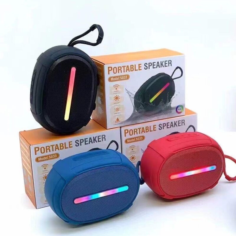 Portable Speaker Supplier - OEM Royaltenic S033 RGB Led Light Outdoor Mini BT