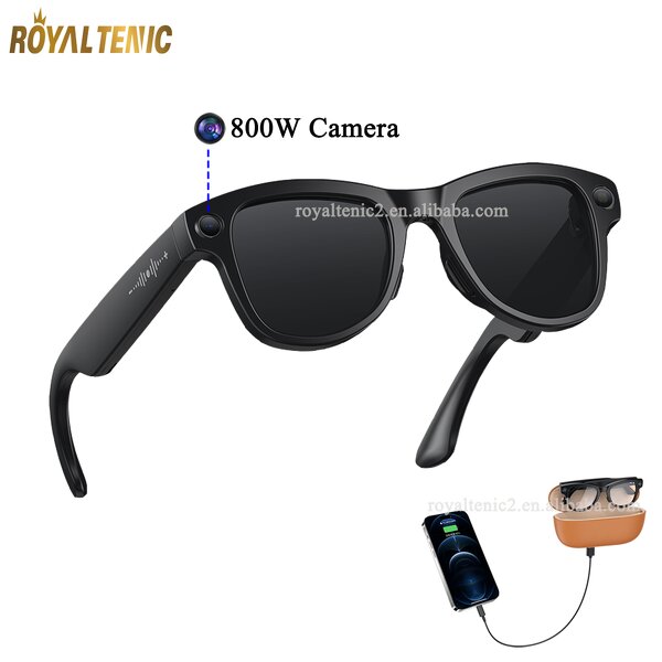 Smart Camera Glasses Factory - OEM AI with 3600mAh Case Reverse Charging