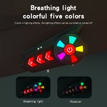 Helmet Headset Manufacturer - OEM RGB Light IPX6 Waterproof BT 5.0 Noise Cancelling