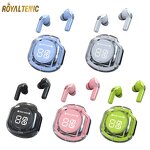 TWS Earphones Factory - OEM Air39 Crystal Transparent Gaming Digital Display BT