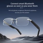 Smart Eye Glasses Factory - OEM Fashion AI Music TWS Touch Bone Conduction