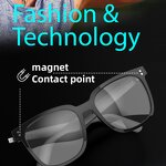 Smart Sunglasses Factory - OEM PRO 3 in 1 Magnetic Night Antil-blue Lens