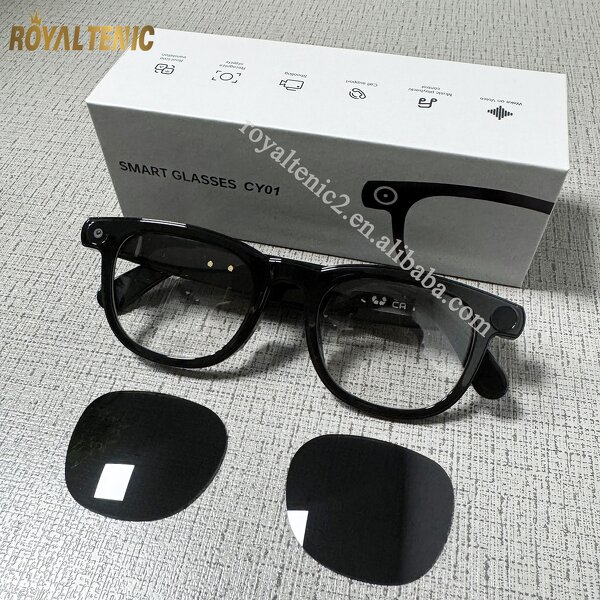 Smart Glasses Supplier - OEM 8MP Camera HIFI Sound ENC Noise Reduction
