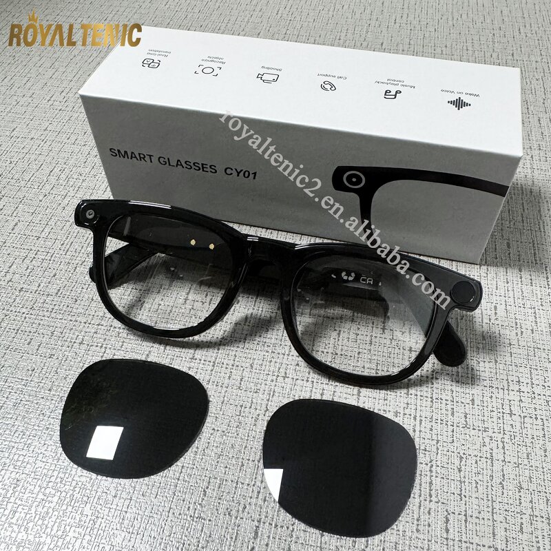 Smart Glasses Supplier - OEM 8MP Camera HIFI Sound ENC Noise Reduction