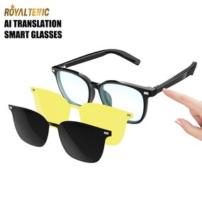 Smart Audio Glasses Manufacturer - OEM 3 in 1 Magnetic Lens TWS Touch Control