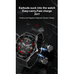 Smartwatch Supplier - OEM T20 2 in 1 TWS Waterproof Heart Rate Fitness tracker