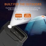 Golf Speaker Manufacturer - OEM X8 Golf Cart Magnetic Flashlight TWS 5200mAh IPX7