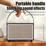 Portable Speaker Manufacturer - OEM M8 Retro Outdoor Wooden USB BT 5.0 Super Bass