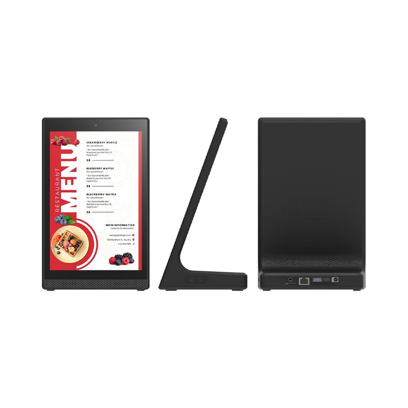 Touch Screen Kiosk Manufacturer - OEM L Shape 10 Inch RK3562 Android 13 WiFi NFC Menu