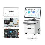 Embedded Computer Supplier - OEM Customized 21.5 Inch Open Frame RK3588s POE RJ45