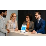 Digital Display Tablet Factory - OEM Countertop L Shape IPS No Battery Android Advertising